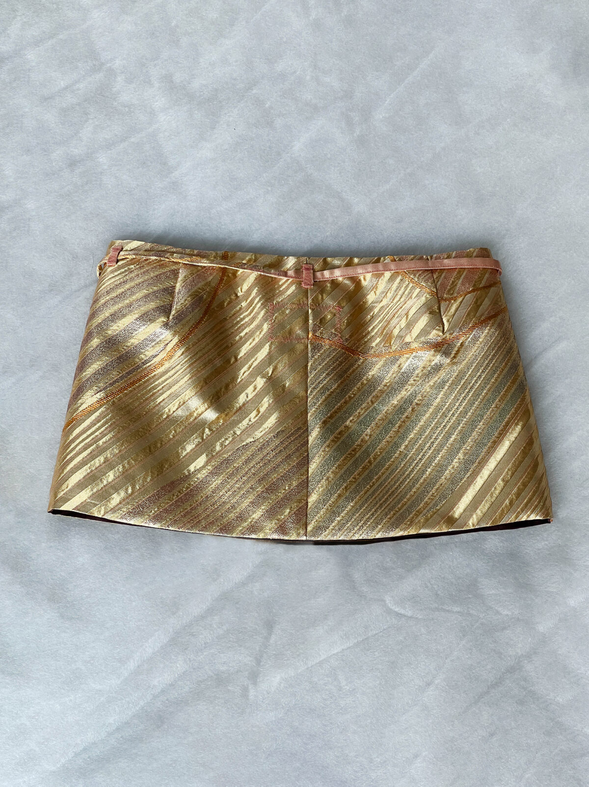 Gold Wrap Skirt - Image 3