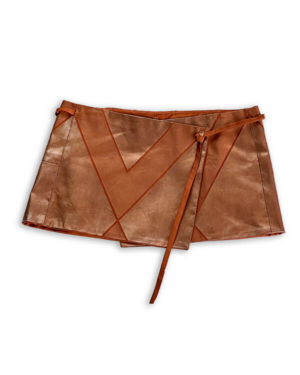Bronze Wrap Skirt