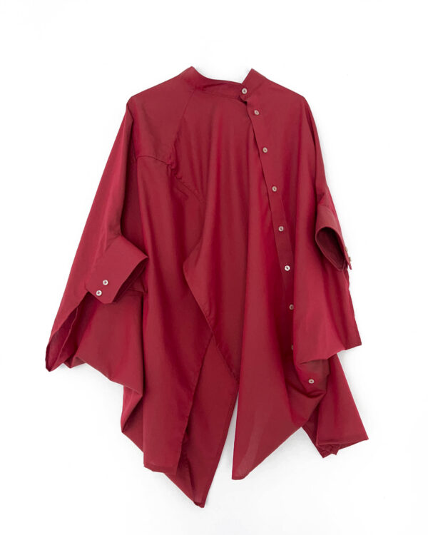 Burgundy Tilted shirt