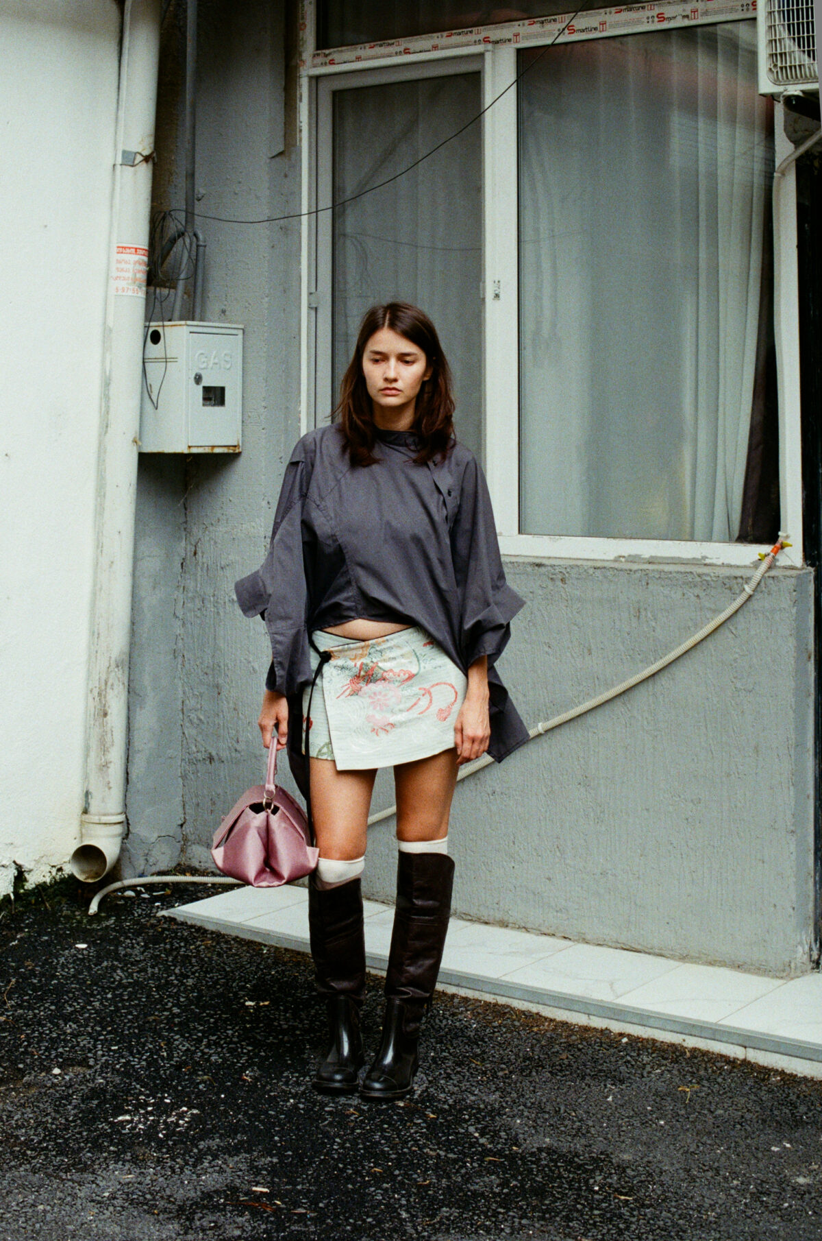 Violet Origami Bag - Image 3