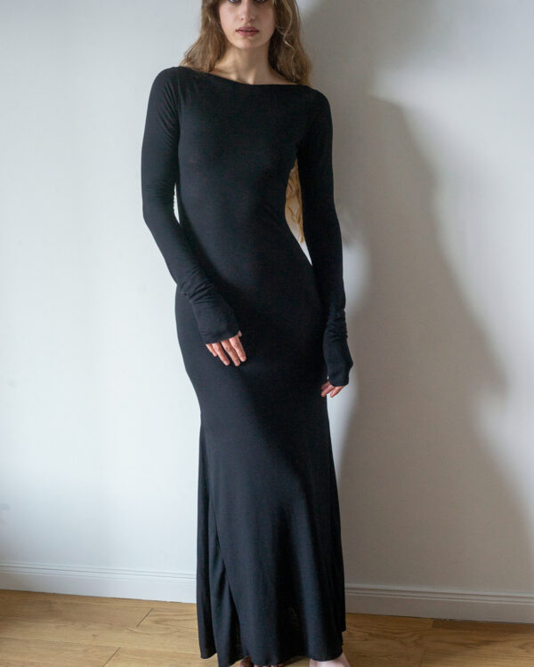 Black Morticia dress