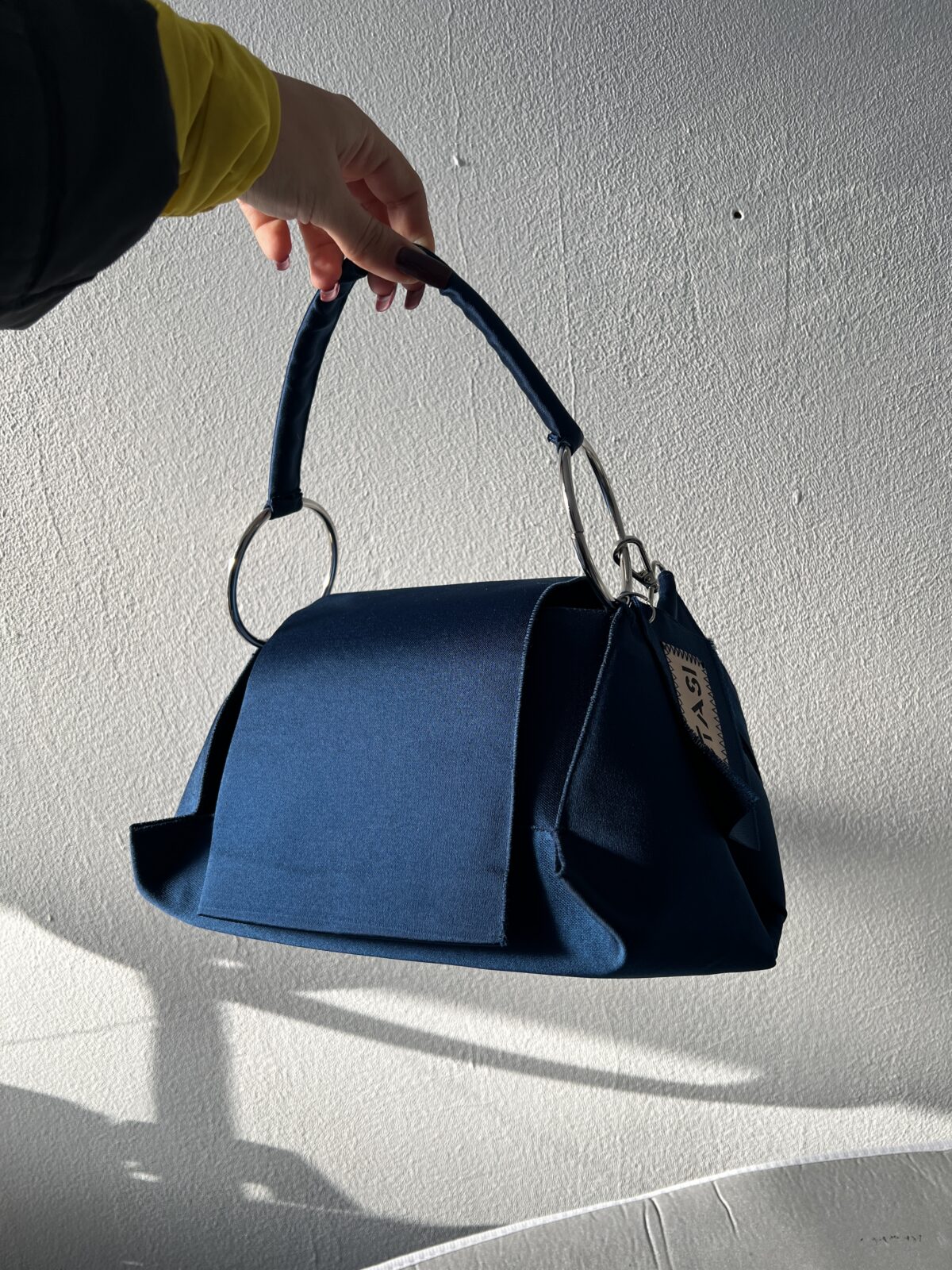 Navy Origami Bag - Image 2