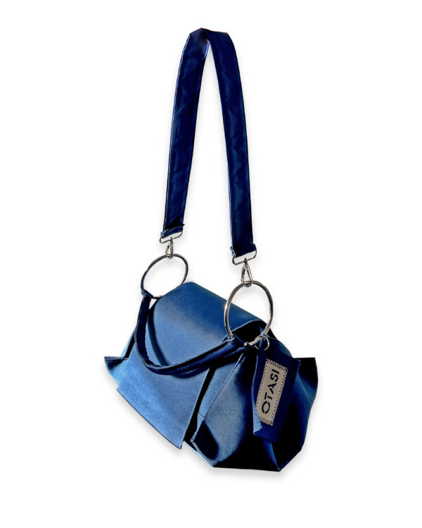 Navy Origami Bag