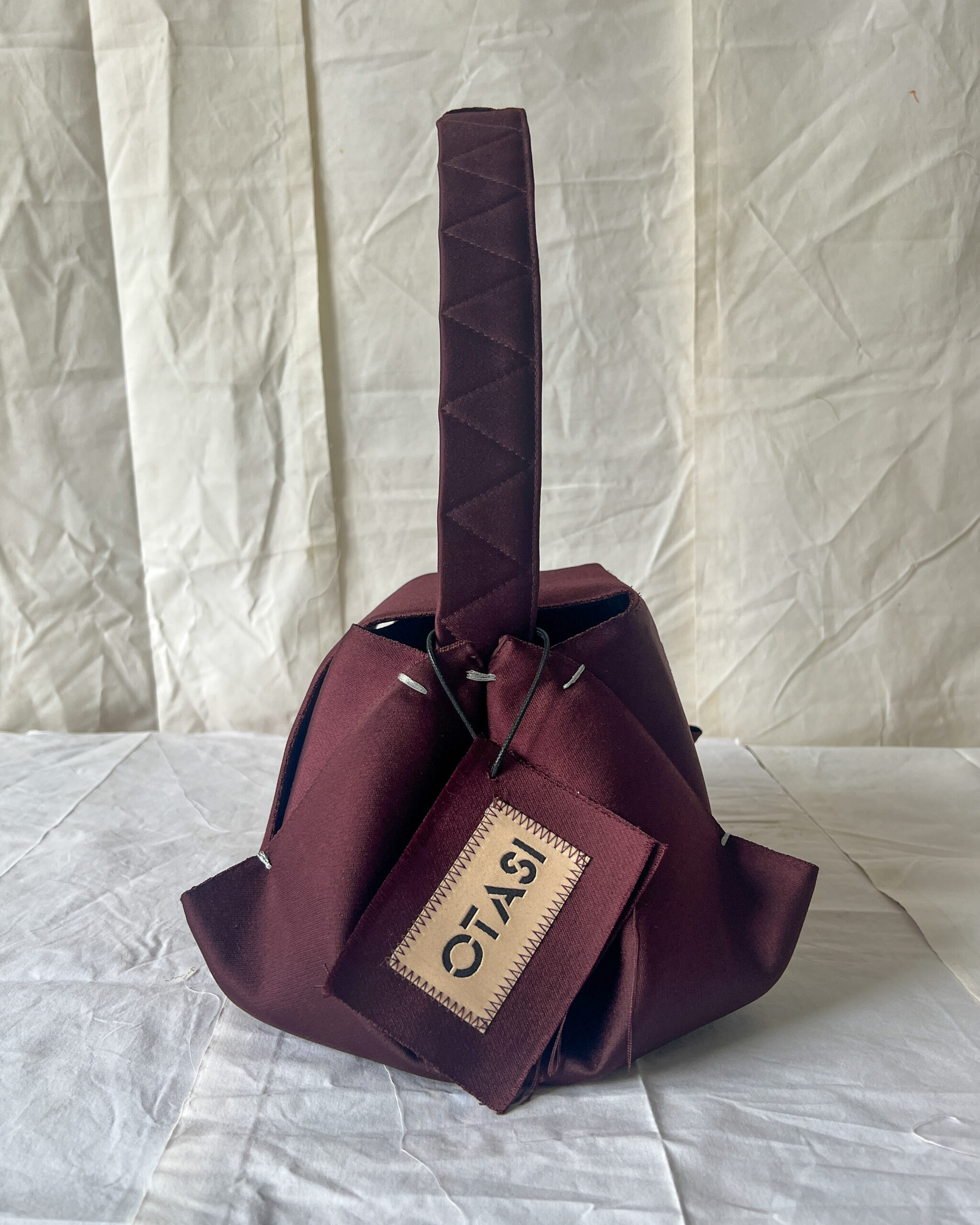 Deep Purple Origami Bag - Image 3