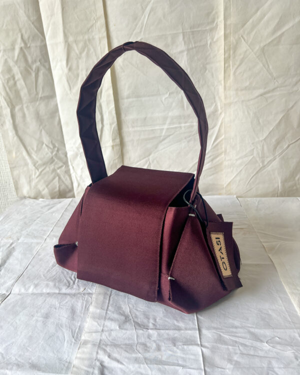 Deep Purple Origami Bag