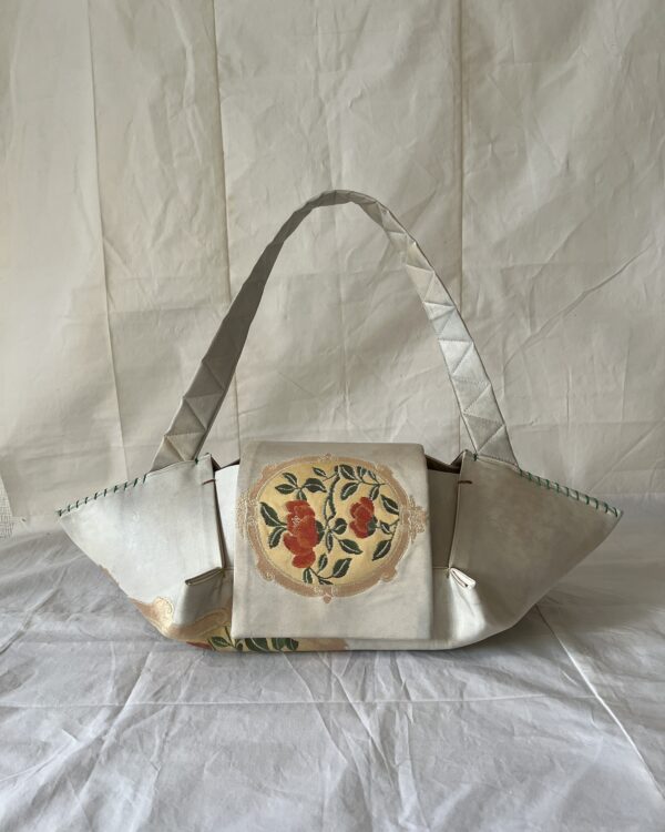 Gold Embrodiery Origami Tote Bag